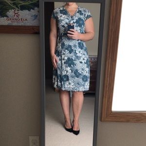 Faux wrap dress